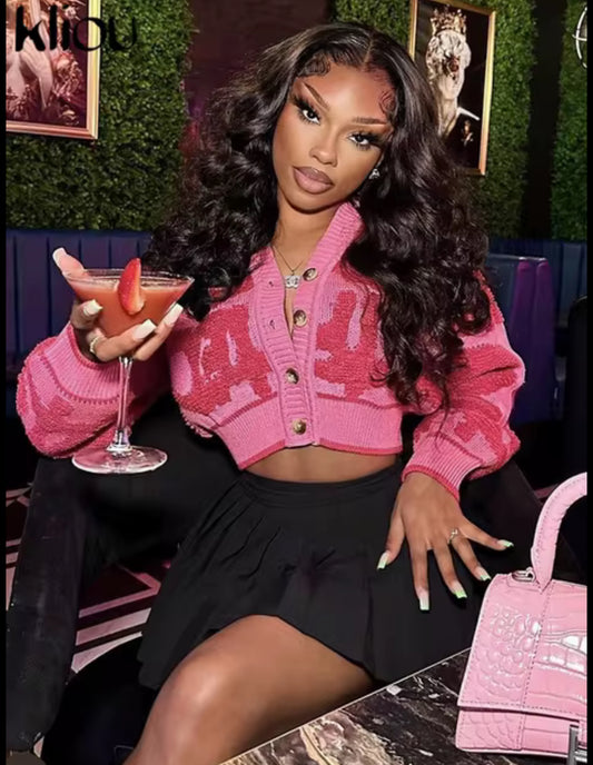 Pink Cardigan (Jazzy)